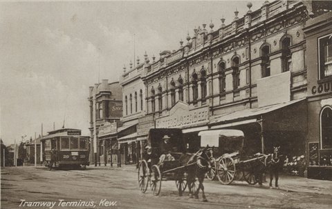 Tramway Terminus, Kew, 1890–1910