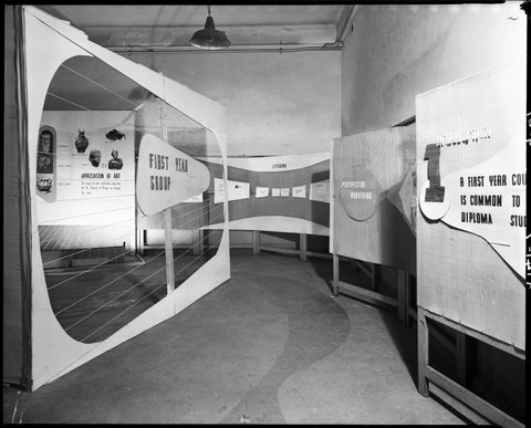 First-year display, Melbourne Technical College (R.M.I.T), 1947