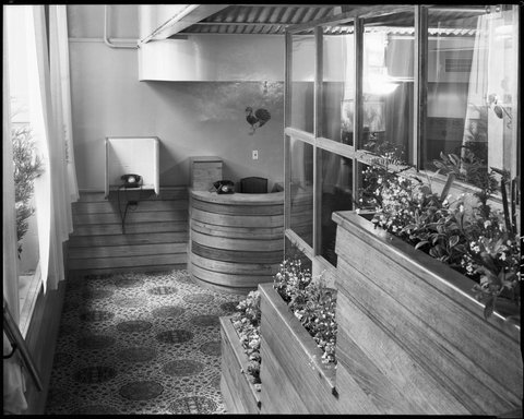 Interior Views of the Coq D'or Cafe, downstairs, 350 Little Collins St., Melbourne, 1946