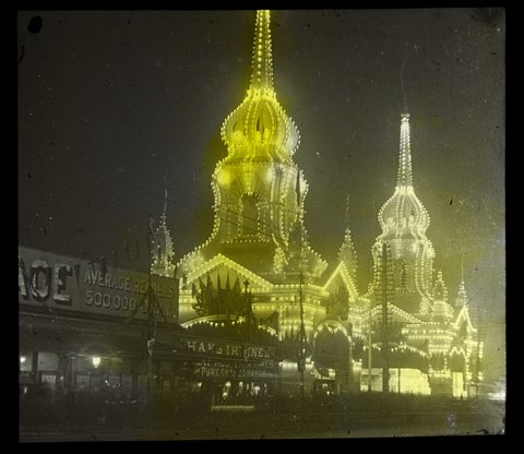 Illuminations during 1901 Royal Visit, Melbourne