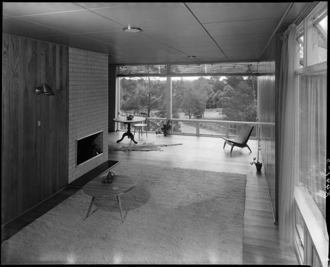 Belvedere home at Kew designed by John and Phyllis Murphy, 1951