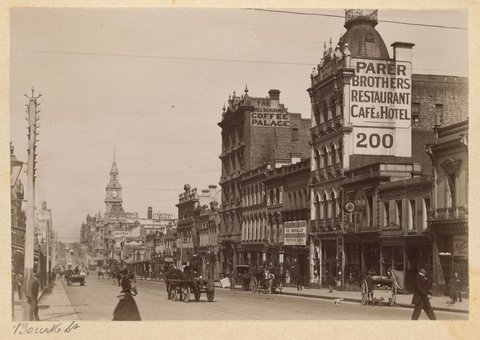 Bourke St, 1895