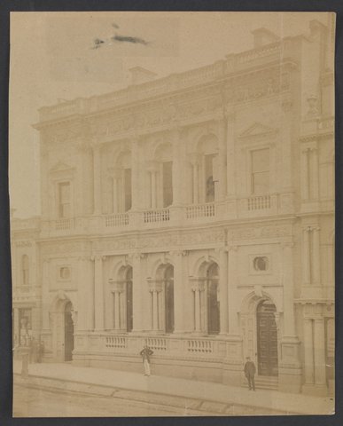 Bank of New South Wales, Collins Street, Melbourne, 1861