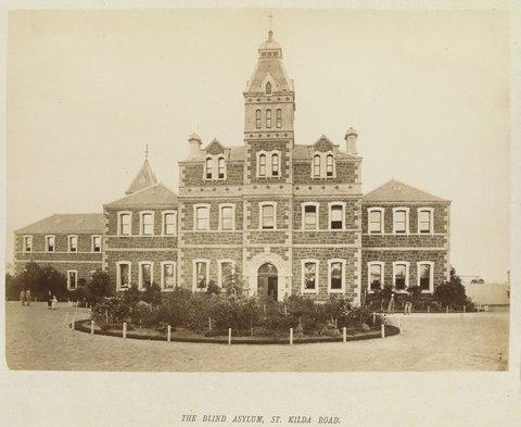The Blind Asylum, St. Kilda Road, 1877