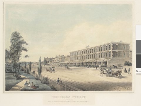 Nicholson Street, (Fitzroy), c. 1864