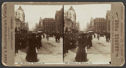 Swanston St., Melbourne, Vic, c. 1890