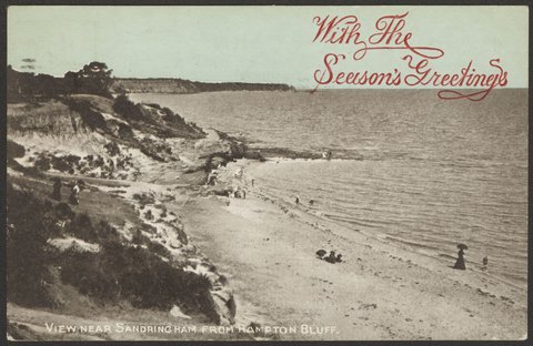 View near Sandringham from Hampton Bluff, c. 1905