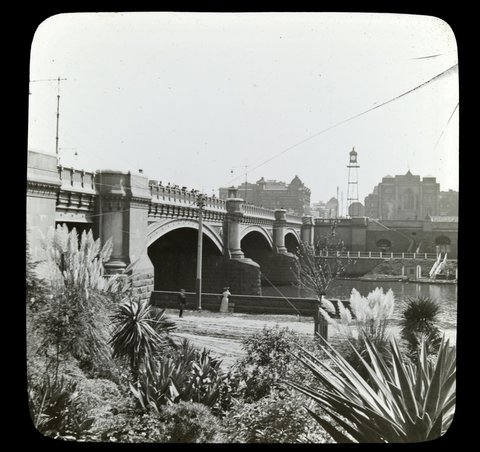 Princes Bridge and the Alexandra Gardens, 1906–14
