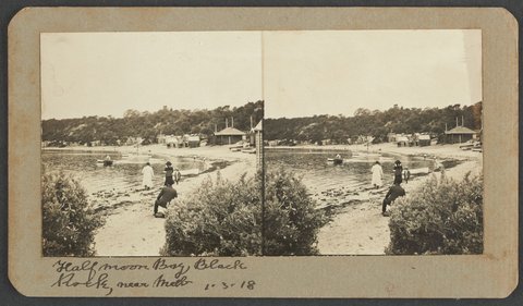 Halfmoon Bay, Black Rock, near Melb. [i.e. Melbourne], c. 1918