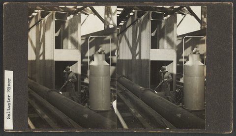 Saltwater River Bridge Footscray picture, c. 1912