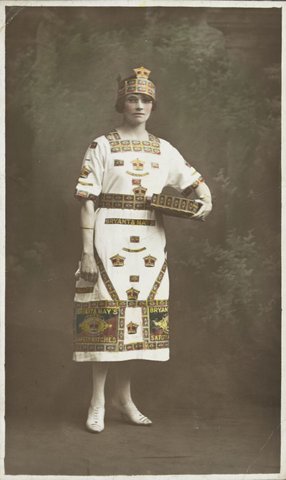 Miss L. Edgar, Royal Sasson? Hotel, Church St. Richmond, c. 1924