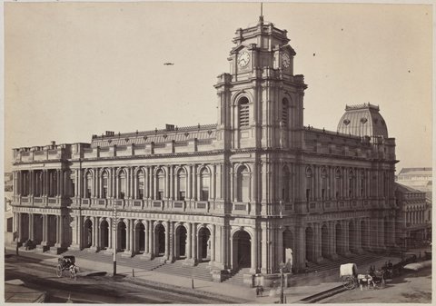 The Post Office, Melbourne, c. 1870
