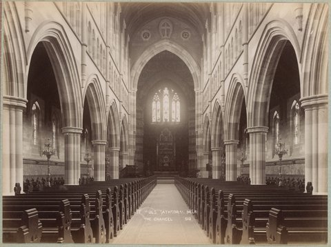 St Paul's Cathedral Melbourne. The Chancel, 1892–1900