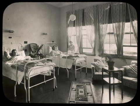 Views of St. Andrew's Hospital, East Melbourne, c. 1936