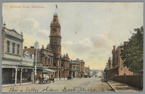Burwood Road, Hawthorn, c. 1906