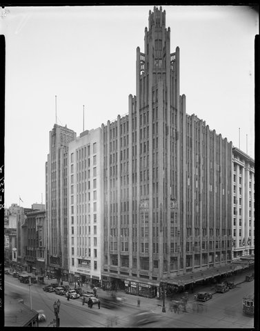 Manchester Unity building, corner Swanston and Collins Streets, Melbourne, 1936
