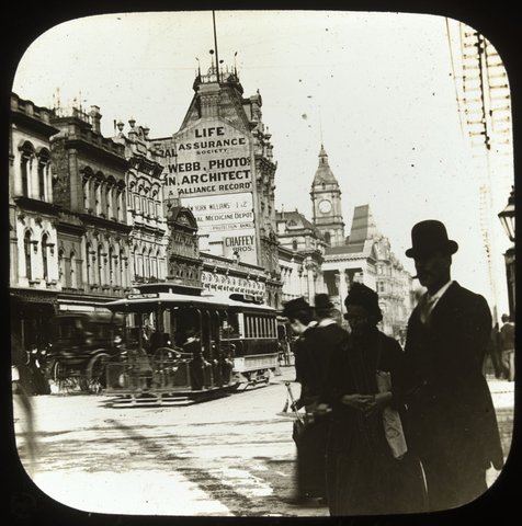 Swanston Street, Melbourne, 1890–1930