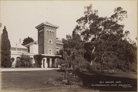 Bishop's Court, Clarendon St, East Melbourne, 1892–1900