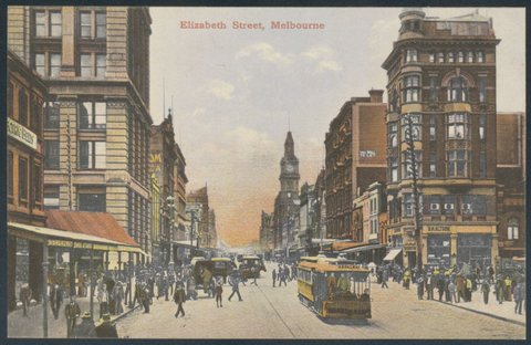 Elizabeth Street, Melbourne, 1900s