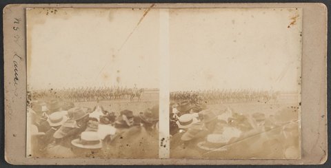 Street procession during Duke of York Celebration, Melbourne, 1901