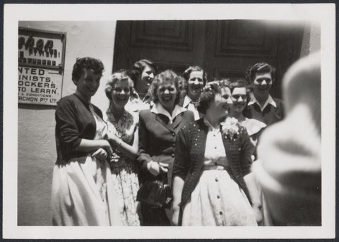 Photographs relating to Fachon Pty Ltd., Flinders Lane, Melbourne, 1953–54