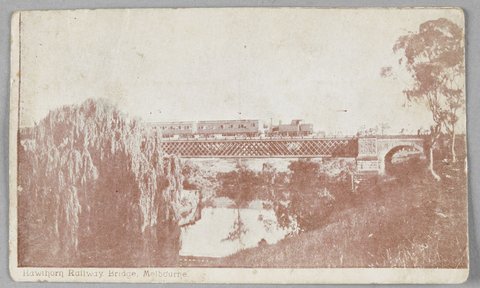 Hawthorn Railway Bridge, Melbourne, 1910–30