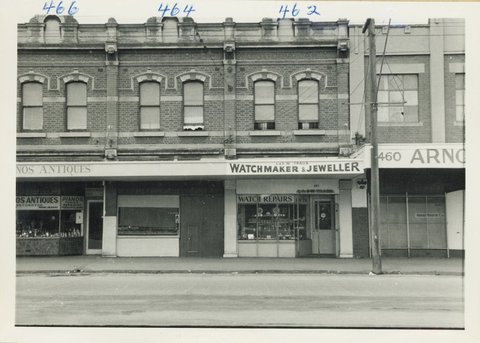 Terrace buildings, Bridge Road, Richmond, 1967–69