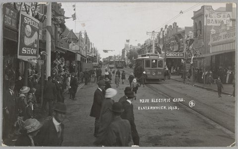 NEW ELECTRIC CARS. ELSTERNWICK. 1913, c. 1913