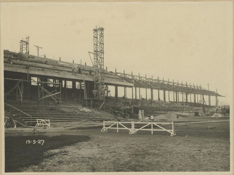 Grandstand, Caulfield Racecourse, Vic, 1927