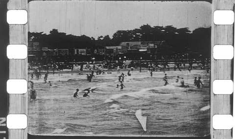 Views of the beach at Williamstown, Victoria, 1930–34