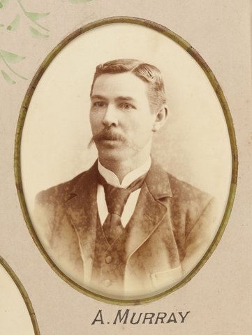 Framed photographs of Joseph Kilmartin and staff of the Camberwell Railway Station presented to Joseph Kilmartin Esq, 1900