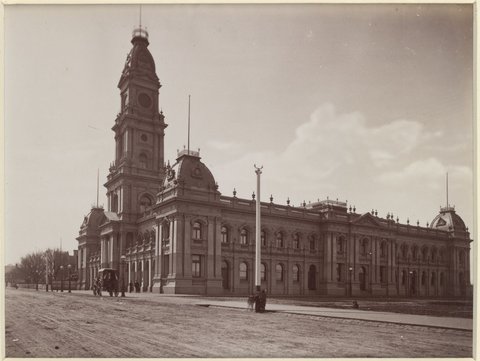Town Hall Collingwood, 1876–94