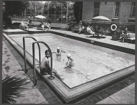 Chevron Hotel, corner Commercial Road and St.Kilda Road, Prahran, 1954