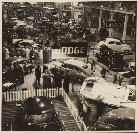 Motor Show, Melbourne, 1950