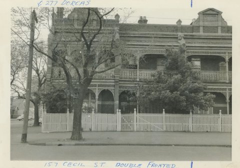 Residential and commercial buildings, Cecil Street, South Melbourne, 1967–69