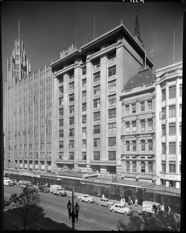 Capitol House, Swanston Street, Melbourne, designed by Walter Burley Griffin, c. 1950