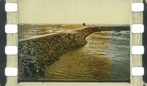 "Six views of the beach, Williamstown, Victoria and the reclamation area", 1930–34