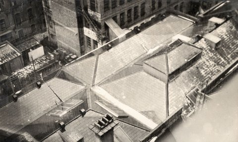 Hailstorm in central Melbourne, 1921