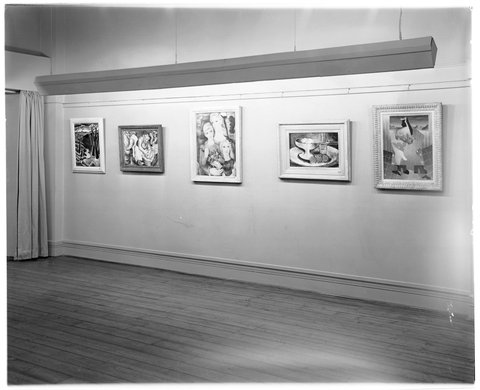 "George Bell Tribute exhibition at Georges Gallery, 162 Collins Street, Melbourne", 1948