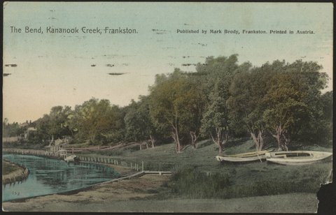 The Bend, Kananook Creek, Frankston, c. 1908