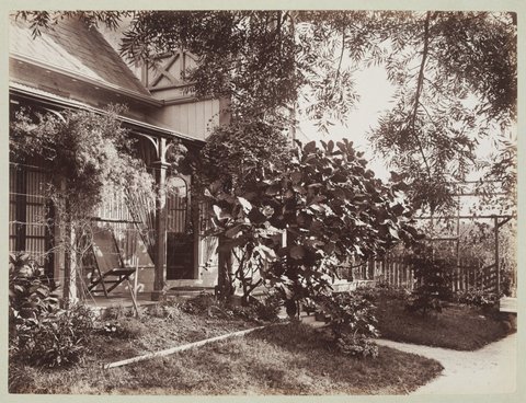 Garden at Ethelred, Hawthorn, 1884–94