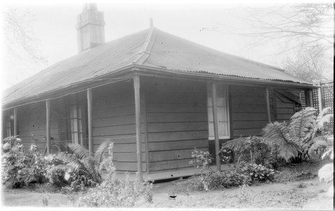 La Trobe's Cottage Jolimont Melbourne, 1934
