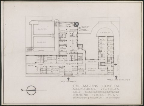 Freemason's Hospital Melbourne Victoria, 1936