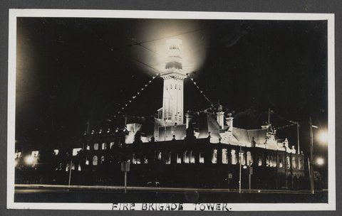Fire Brigade Tower [Melbourne], 1934