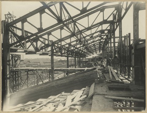 Grandstand, Flemington Racecourse, Vic, c. 1925
