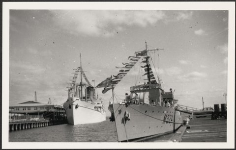 Melbourne at the time of Queen Elizabeth's visit 1954