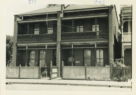 581 & 583 Brunswick Street, Fitzroy, c. 1967