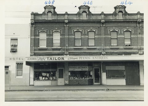 Terrace buildings, Bridge Road, Richmond, 1967–69
