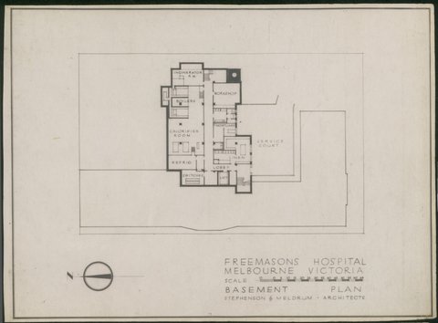 Freemason's Hospital Melbourne Victoria, 1936