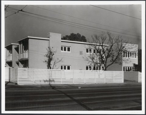 Clendon, batchelor flats, Armadale, Victoria, 1939